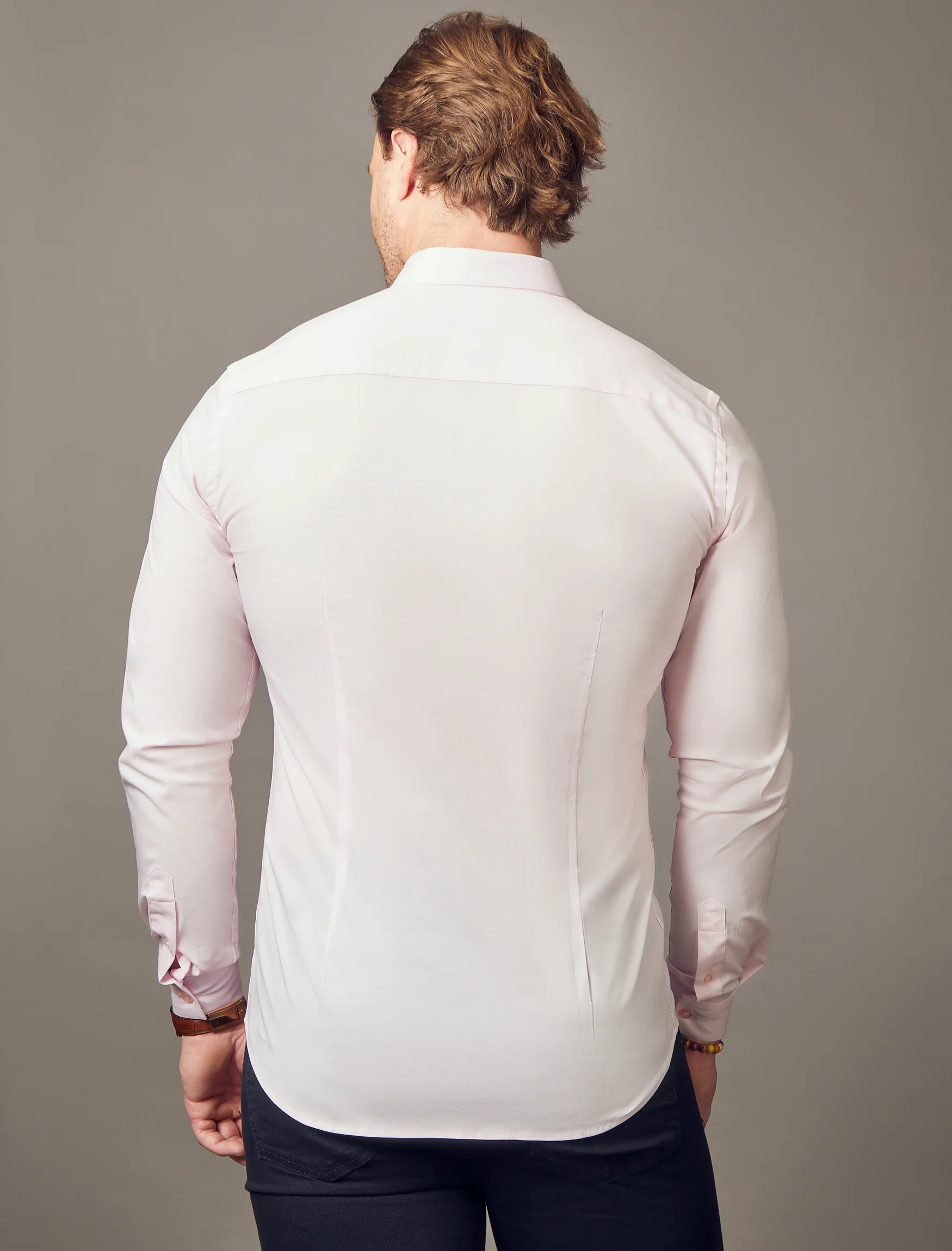 Pink Tapered Fit Shirt - Image 4