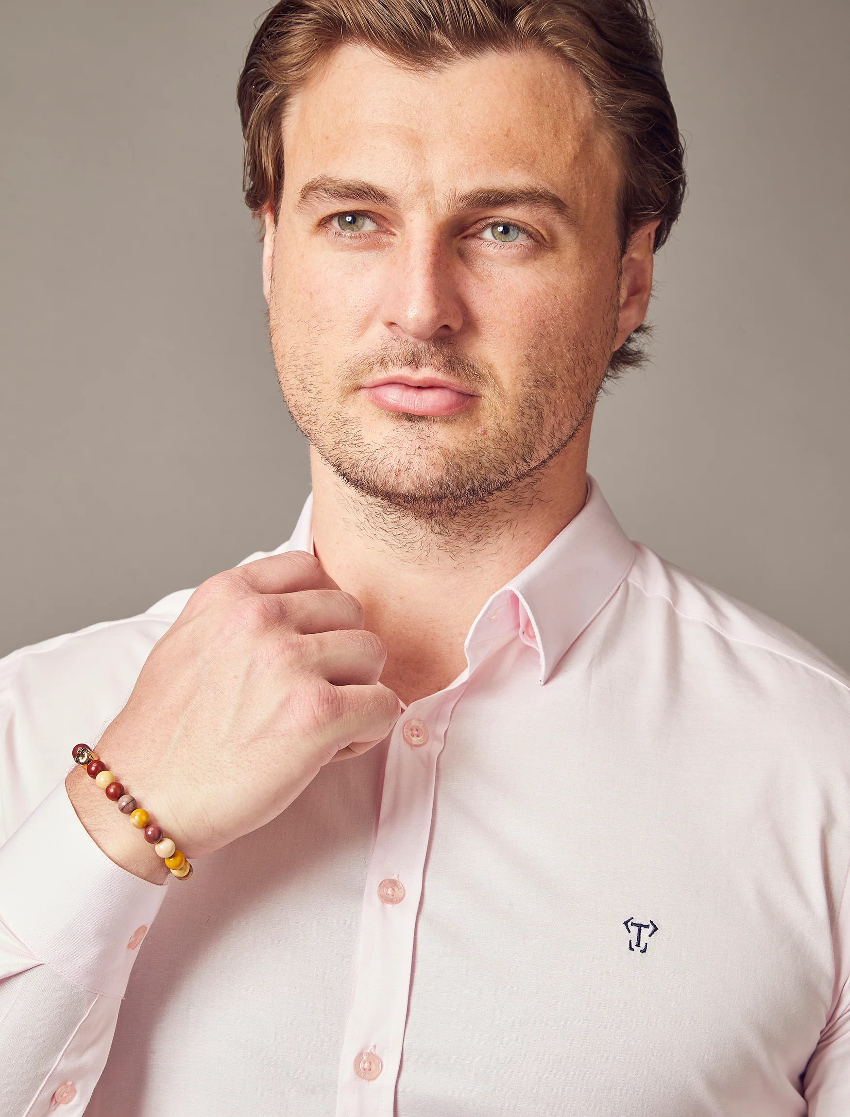 Pink Tapered Fit Shirt - Image 7