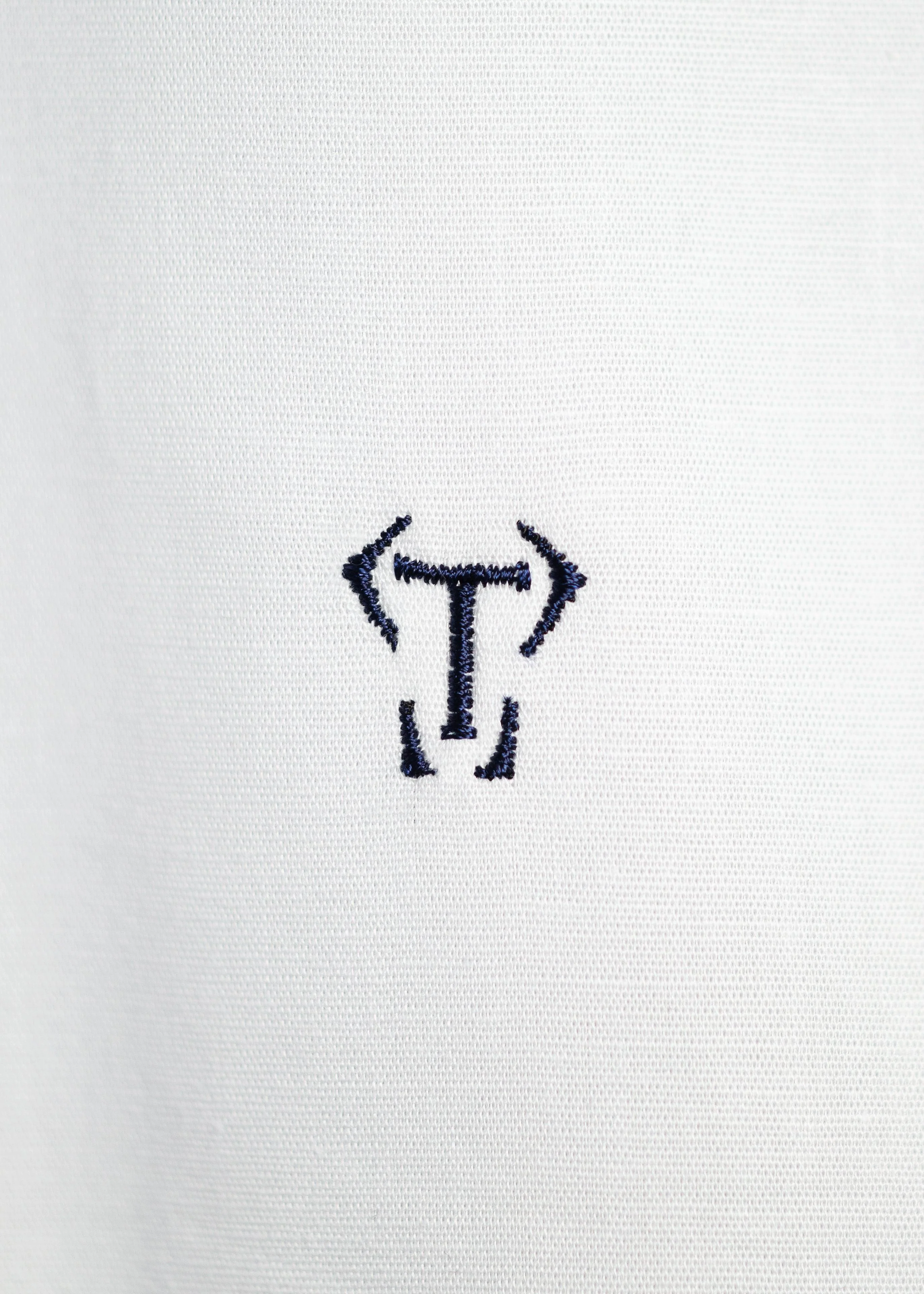 White Short Sleeve Tapered Fit Shirt - Image 7